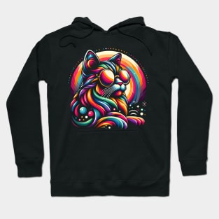 KaleidoKitty - The Chromatic Charm Hoodie